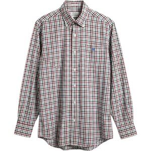 Onward Reserve Button Up Shirt Mens Small Red Blue Plaid Tailored Performance